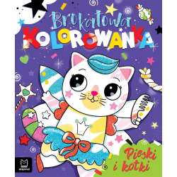 Brokatowa kolorowanka. Pieski i kotki