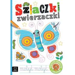 Książeczka Szlaczki zwierzaczki. Edukacyjna książeczka z naklejkami (9788383741598) - 1