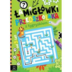 Łamigłówki przedszkolaka z tygryskiem od 5 lat