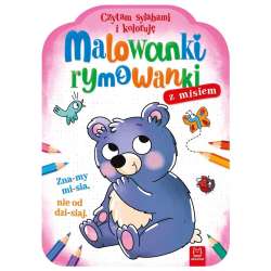 Malowanki rymowanki z misiem. Czytam sylabami...