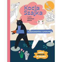 Kocia Szajka i ucho różowego jelenia. Kolorowanka