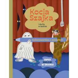 Kocia Szajka i duchy w teatrze. Kolorowanka