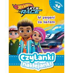 Czytanki naklejanki. W pogoni za kołem! Hot Wheels