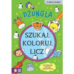 Szukaj, koloruj i licz. Dżungla