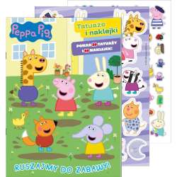 Świnka Peppa. Tatuaże i naklejki. Ruszajmy do...