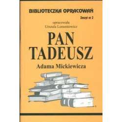 Biblioteczka opracowań nr 002 Pan Tadeusz