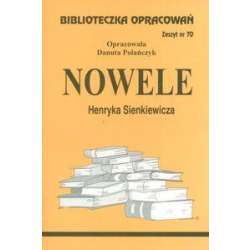 Biblioteczka opracowań nr 070 Nowele H.Sienkiewicz - 1