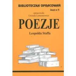 Biblioteczka opracowań nr 071 Poezjie L.Staffa - 1