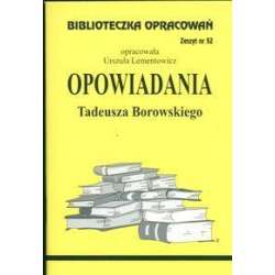 Biblioteczka opracowań nr 052 Opowiadania Borowski - 1