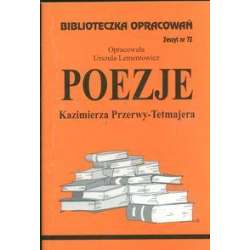 Biblioteczka opracowań nr 072 Poezje K.Przerwy-Tet - 1
