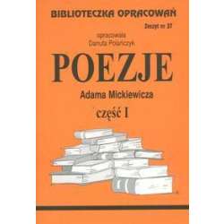 Biblioteczka opracowań nr 037 Poezje cz.1 - 1