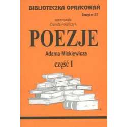 Biblioteczka opracowań nr 037 Poezje cz.1