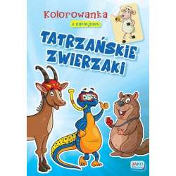 Kolorowanka z naklejkami. Tatrzańskie zwierzaki - 1