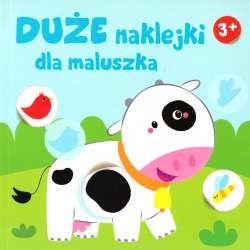 Duże naklejki dla maluszka 3+ - Krówka - 1