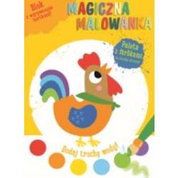 Magiczna malowanka z farbkami Kogucik - 1