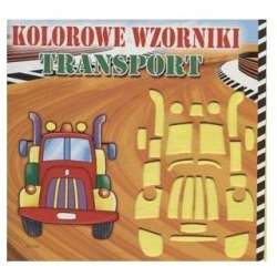 Książeczka kolorowe wzorniki transport - 1