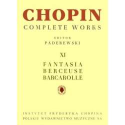 Chopin Complete Works XI Fantazja. Berceuse...