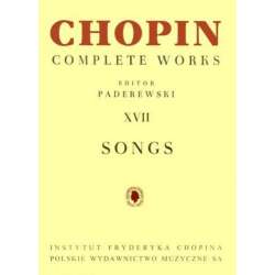 Chopin Complete Works XVII Pieśni PWM