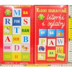 KLOCKI 'ADAMIGO' - SYLABY 18-elementowe (4966) - 2