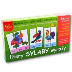 GRA'ADAMIGO' LITERY, SYLABY, WYRAZY -ZESTAW EDUKACYJNY (6076) - 1