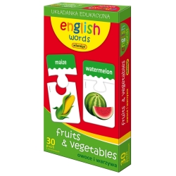 ADAMIGO OWOCE I WARZYWA-FRUITS & VEGETABLES PUZZLE DYDAK (6120)