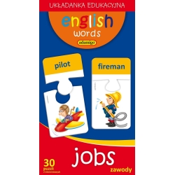 ADAMIGO ZAWODY-JOBS PUZZLE DYDAKTYCZNE JĘZ.ANGIELSKI (GXP-518303) - 1