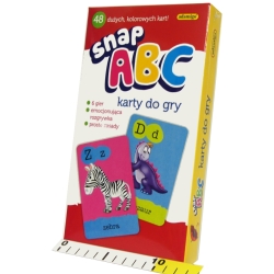 GRA'ADAMIGO' SNAP ABC KARTY DO GRY -6 GIER EDUKACYJNYCH - 1