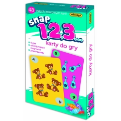 GRA'ADAMIGO' SNAP 1,2,3 KARTY DO GRY -9 GIER EDUKACYJ. (6250) - 1