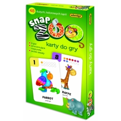 GRA'ADAMIGO' SNAP ZOO KARTY DO GRY -9 GIER EDUKACYJNYCH (6274) - 1
