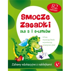 ADAMIGO SMOCZE ZAGADKI DLA 5 i 6-LATKÓW Z NAKLEJKAMI (0136) - 1