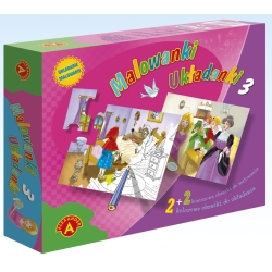 'ALEXANDER'3' 2 MALOWANKI +2 UKŁADANKI 8-elementowe (GXP-510353) - 1
