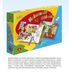 'ALEXANDER'2' 2 MALOWANKI +2 UKŁADANKI 8-elementowe (0425) - 2