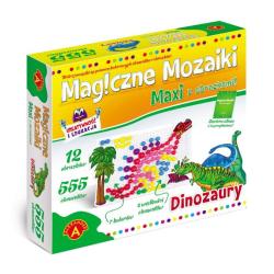 'ALEXANDER' Magiczne mozaiki 555 el. Dinozaury (5906018006872) - 2