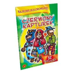 'ALEXANDER' CZERWONY KAPTUREK -BAJKOWA KOLOROWANKA (9788363659820) - 1