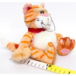 PLUSZ KOT CHIBI GINGER Z GROSZKIEM W ŁAPKACH I PUPIE - 5