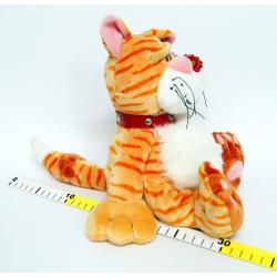 PLUSZ KOT CHIBI GINGER Z GROSZKIEM W ŁAPKACH I PUPIE - 4