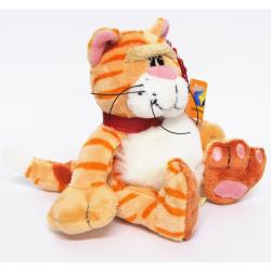 PLUSZ KOT CHIBI GINGER Z GROSZKIEM W ŁAPKACH I PUPIE - 1