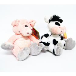 PLUSZ ZWIERZACZKI Z GROSZKIEM DO MIĘTOLENIA 15cm - 4