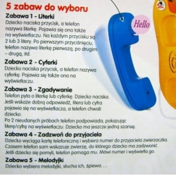 INTERAKTYWNY TELEFON MÓWIĄCY PO POLSKU Z WYŚWIETLACZEM (2336) - 4