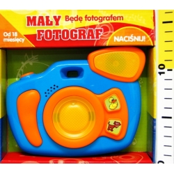 APARAT FOTOGRAFICZNY Z DŹWIĘKAMI, LAMPĄ BŁYSKOWĄ - 1