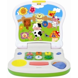 MÓJ PIERWSZY LAPTOP -KRÓWKA LITERKI, CYFERKI, KSZTAŁTY (8071) - 1