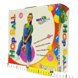 PIŁKA KANGUR DO SKAKANIA Z NADRUKIEM 45cm w pudełku - 1
