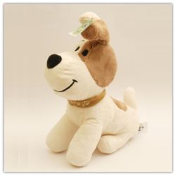PLUSZ-REKSIO SIEDZĄCY Z OBROŻĄ 32cm. (3325) - 1