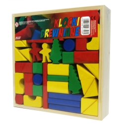 KLOCKI DREWN KOLOR 92el W SKRZYNCE - 1