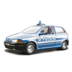 BBURAGO 1:24 FIAT PUNTO POLIZIA SECURITY FORCE - 1