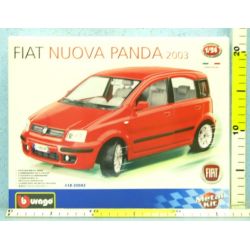 BBURAGO KIT 1:24 FIAT NUOVA PANDA - KIT DO SKŁADANIA (18-25042) - 2