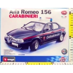 BBURAGO KIT 1:24 ALFA ROMEO 156 CARABINIERI (1999) - KIT DO SKŁADANIA - 2