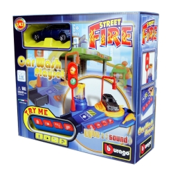 BBURAGO MYJNIA SAMOCHODOWA Z DŹWIĘKAMI +AUTO 1:43 - 5