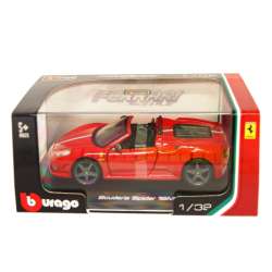 Bburago 1:32 Ferrari Scuderia Spider 16M cabrio -czerwony, plexi - 1