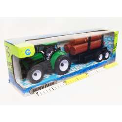 Traktor z przyczepą do przewozu dłużyc drewnianych 42cm - 3